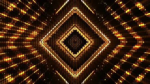 Golden Stage Animation 4K