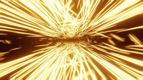 Yellow Neon Blast Vj Loop