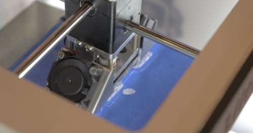 3D Printer Creating Object With Precision