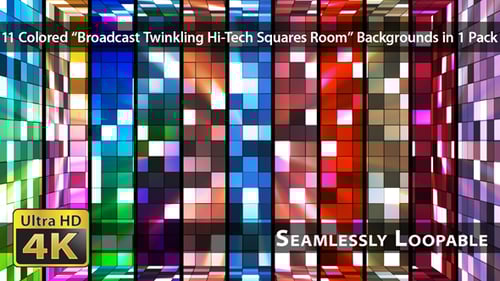Salle Broadcast Swinkling Hi-Tech Squares - Pack 02