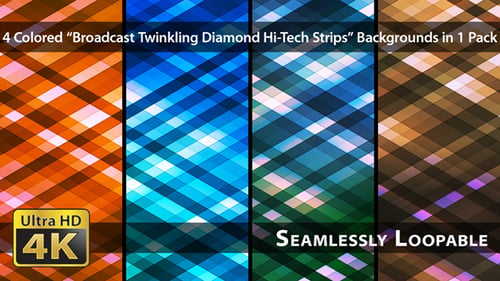 Tiras Broadcast Twinkling Diamond Hi-Tech - Pacote 02
