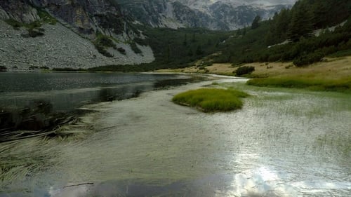 Aerial Footage Fish Lake Vasilashko 1