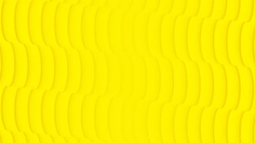 Seamless Looping Yellow Abstract Fluid Wave Background