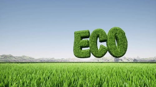 Text Grass ECO Nature Concept Health Care Green Landscape