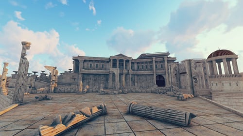 Olympia - Griechischer Tempel