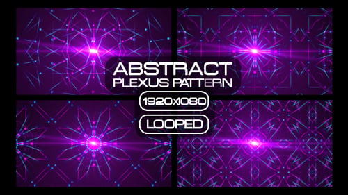 Abstraktes Plexusmuster VJ Pack