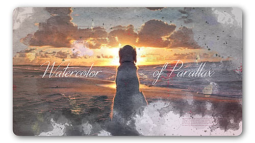Watercolor Parallax Slideshow
