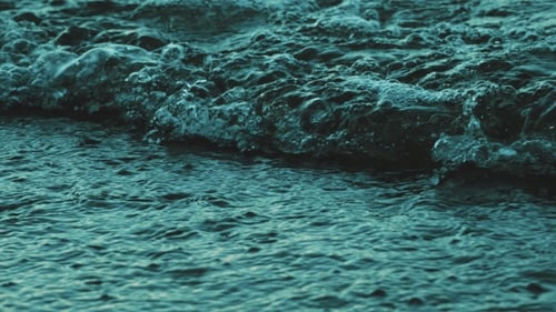 Beautiful Bewitching Excitement Of The Water. The Movement Of Water.