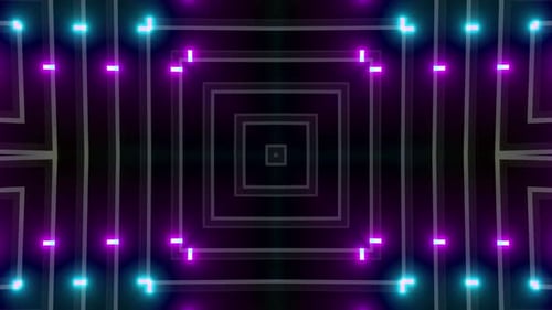 4k Farbige abstrakte Lichter Vj Loop