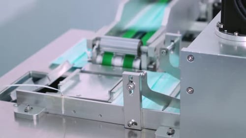 Face Mask Production Line in Modern Factory