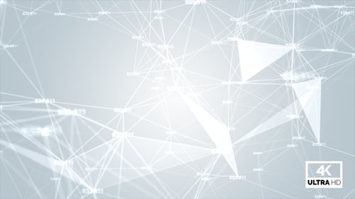 Plexus Abstract Network Technologie Wissenschaft Hintergrund Weiß V1