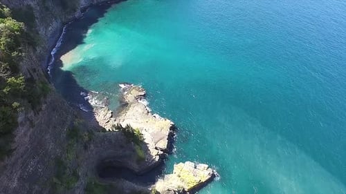 High Rocky Cliff Coast
