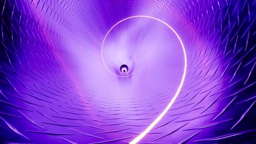 Modern Neon Tunnel Futuristic Future Technology 80s Background