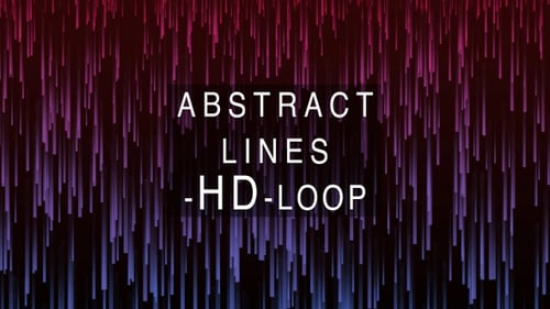 Abstract Falling Digital Lines Loop Motion Background