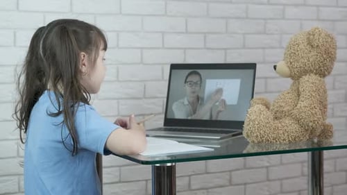 Online school. Distance learning.