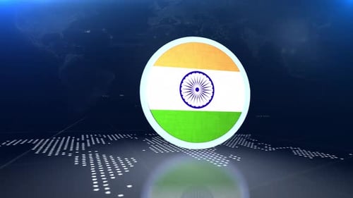 India Flag Transition