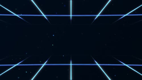 Grid Futuristic Background 4K