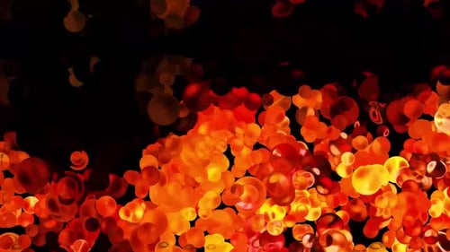 Glitter Vibrant Spheres Abstract Background Digital Rendering
