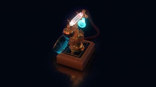 Old Victorian Telephone Hd
