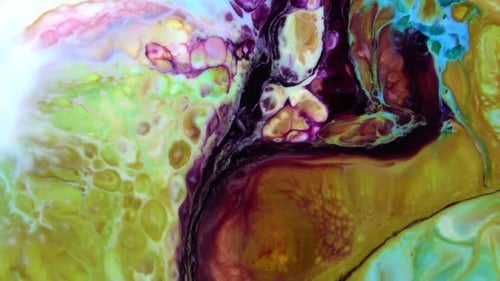 Fondo de textura de pintura galáctica psicodélica
