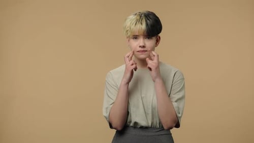 Excited Young Adult Celebrating Good News