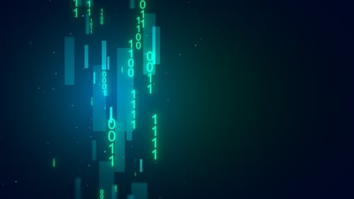 Binärcode-Hintergrund V9