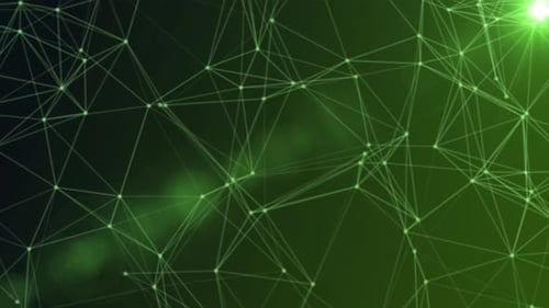 Animated Futuristic Technology Network Background Loop