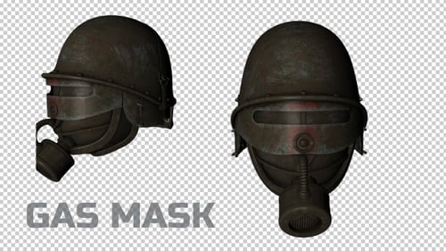 Dystopische Gasmaske