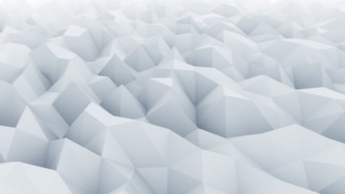 Clean Geometric White Abstract Low Poly Loop