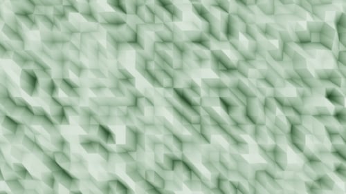 Grüner abstrakter polygonaler Bewegungsh