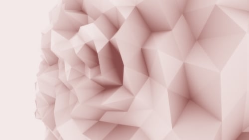 Rose Edgy Sphere Bewegungshintergrund