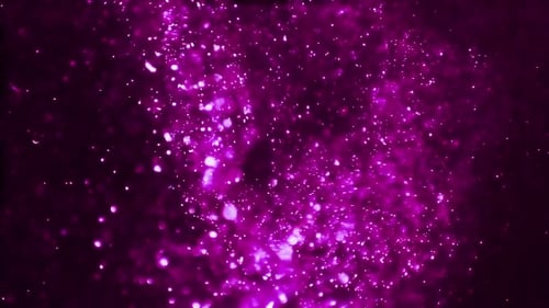 Abstract Glowing Magenta Particles Background Element