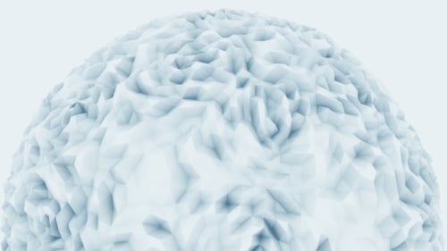 Blue Edgy Sphere Motion Hintergrund