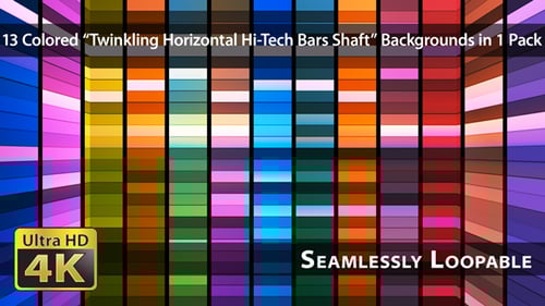 Broadcast Twinkling Horizontal Hi-Tech Bars Shaft - Pack 01