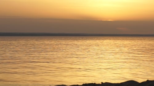 Beautiful Sunset On River