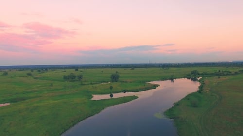River Panorama. 30Fps