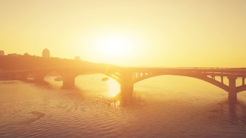 Metro Bridge In Kiev