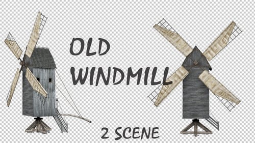 Wood Windmill