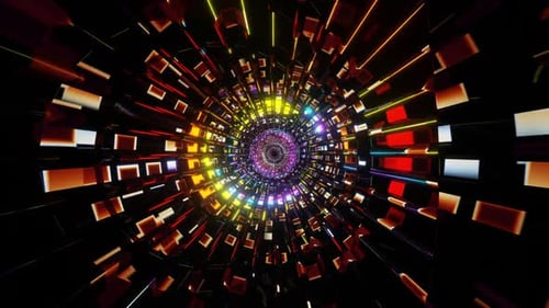 VJ Loop Tunnel Mystique 02