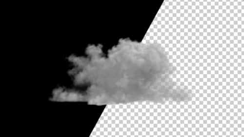 Fumée de simulation lente