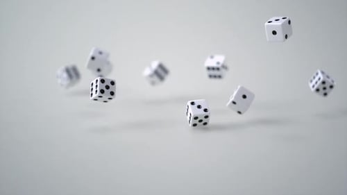 Throwing dice, Slow Motion