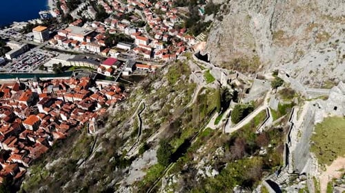 Montenegro Kotor Castle treppe