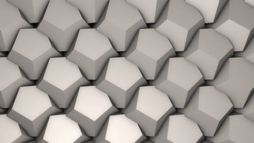 Abstract Wall From Platonics Loop
