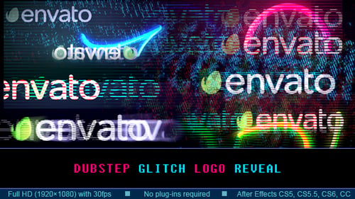 Enthüllung des Dubstep Glitch-Logos