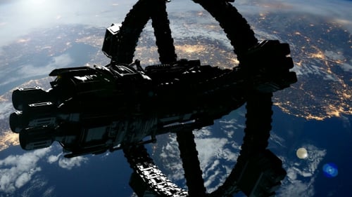 Station spatiale tournant autour de la Terre