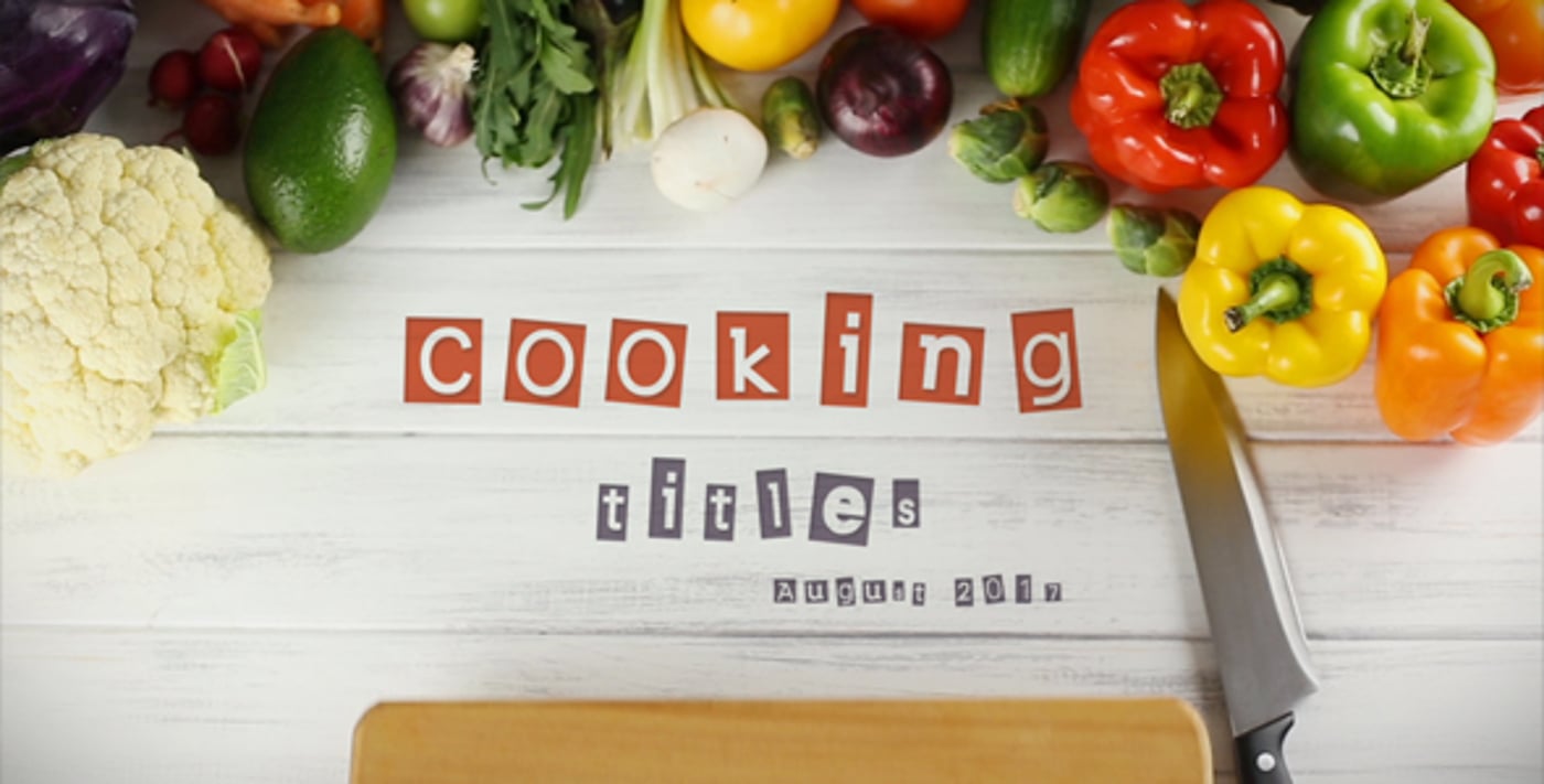 Cooking Titles, Titles ft. kitchen logo & cooking - Envato