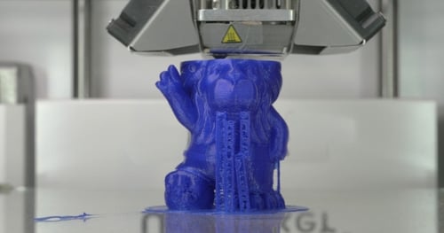 3D Printer Creates Figurine with Additive Manufacturing