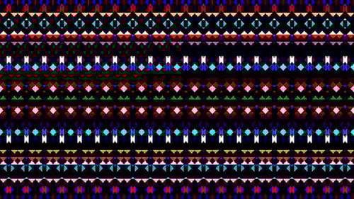 Vibrant Pixelated Geometric Pattern Shifting Digital Background