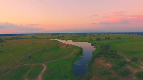 River Panorama. 30Fps
