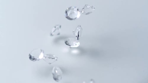 Slow-motion diamonds falling, Slow Motion